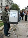 Zuky Voating at Parliment Square